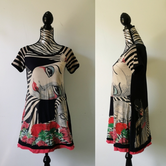 Desigual Dresses & Skirts - *Rare* Desigual "Circ du Soleil" mini dress
